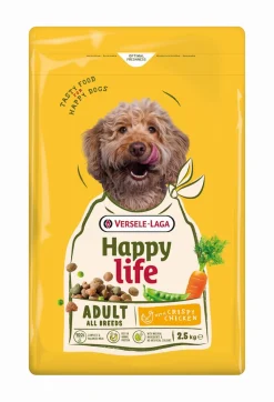 Hondenbrokken happy life adult met kip 2,5kg|ohgreen Discount