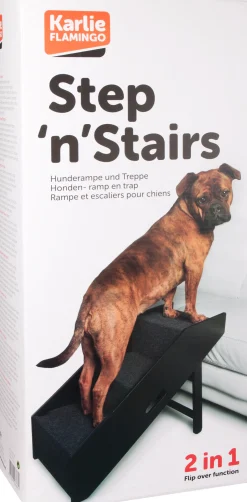 Hondenplank en trap pino 62x36x51cm|ohgreen Discount