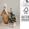 Huis met kerstboom en led|ohgreen New