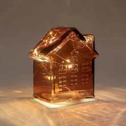 Huisje glas 10led|ohgreen Sale