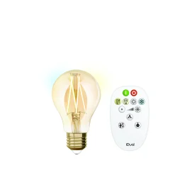 Idual filament bulb a e27 ambergoud + remote|ohgreen Hot