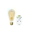 Idual filament bulb st64 e27 ambergoud + remote|ohgreen Outlet