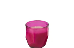Kaars origami glas fuchsia 30u|ohgreen Outlet