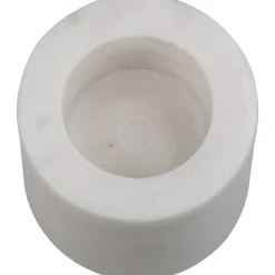 Kandelaar marmer wit 6.5x6.5x5.5cm|ohgreen Outlet