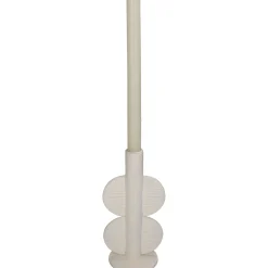 Kandelaar poly ivoor 11x9x22cm|ohgreen Clearance