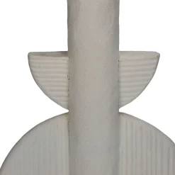 Kandelaar poly ivoor 13x9x22cm|ohgreen Best