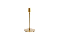 Kandelaar 10xH20cm metaal goud Pillar|ohgreen Outlet