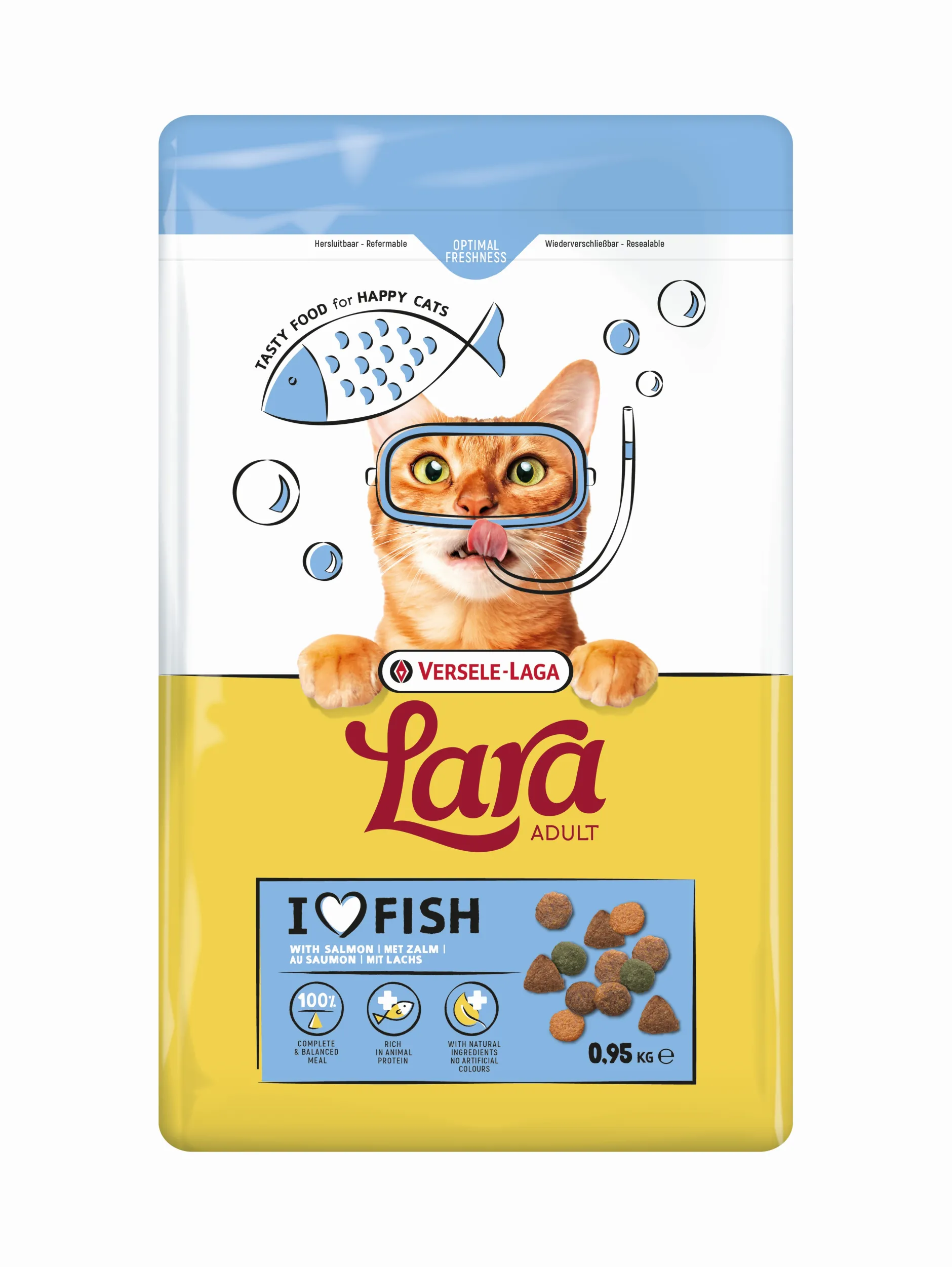 Kattenbrokken lara adult with salmon 950g|ohgreen Outlet