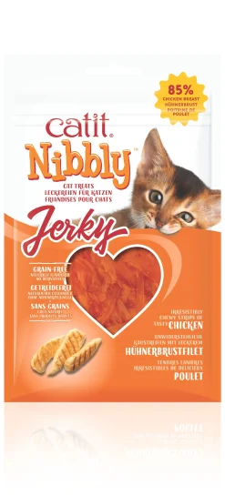 Kattensnack nibbly jerky kip 30g|ohgreen Outlet