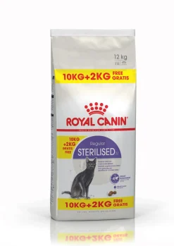 Kattenvoer regular sterilised 10kg +2kg|ohgreen Clearance