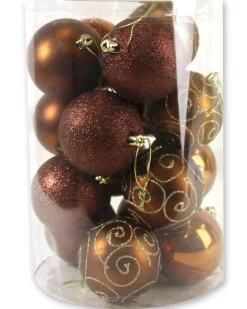 Kerstbal bruin (16sts)|ohgreen Best