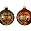 Kerstbal glas glanzend, hart|ohgreen Online
