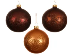 Kerstbal glas mat kerstdecoratie|ohgreen New