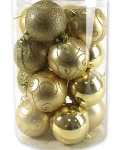 Kerstbal goud (16sts)|ohgreen Outlet