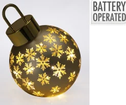 Kerstbal met led 20cm|ohgreen Best