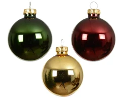 Kerstballen glas glanzend|ohgreen