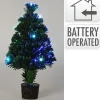 Kerstboom 45cm fiber optic|ohgreen Online