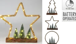 Kerstfiguur jute 45led|ohgreen Online