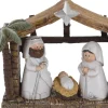 Kerststal met 3 figuren|ohgreen Clearance