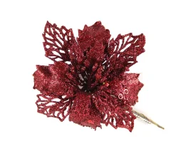 Kerstster op clip wijnrood|ohgreen Hot