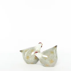 Kip paulette 2 grijs gespikkeld|ohgreen Clearance