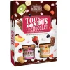 Kit fondue chocolade melk en wit & marshmallows, koekjes en snoepjes|ohgreen New