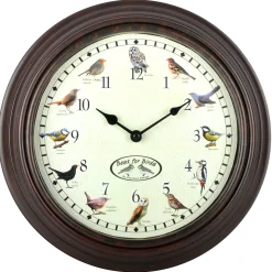 Klok met vogelgeluiden|ohgreen Sale