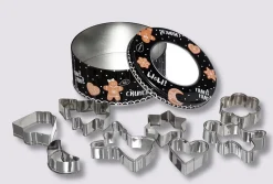 Koekdoos met 8 uitsteekvormpjes|ohgreen Clearance