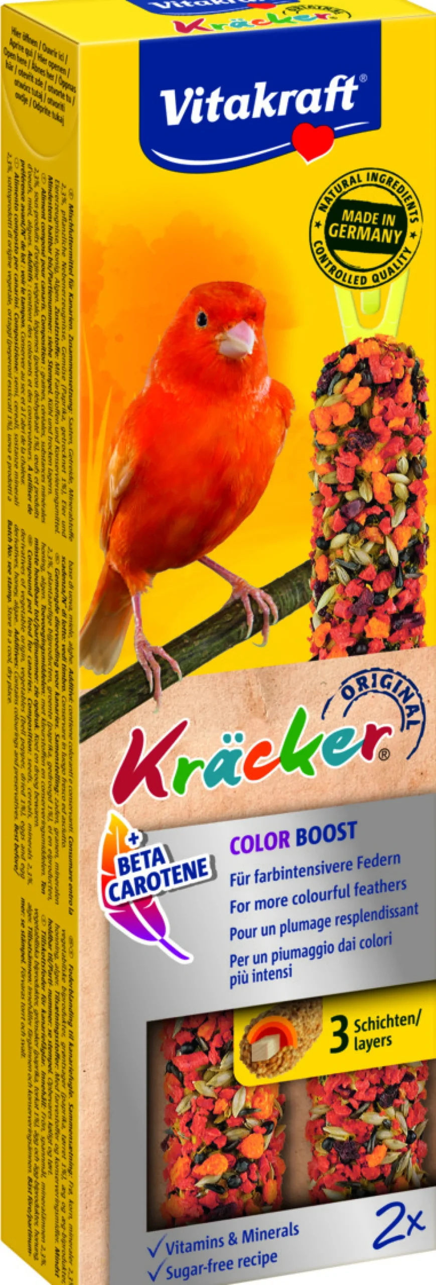 Kräcker® colorboost| 2stuks| kanaries|ohgreen Sale