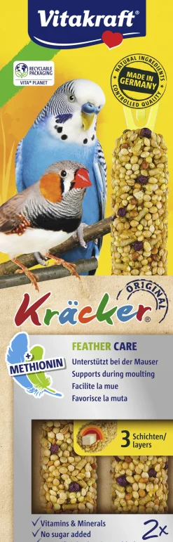 Kräcker® feather care| 2stuks| parkieten|ohgreen Discount