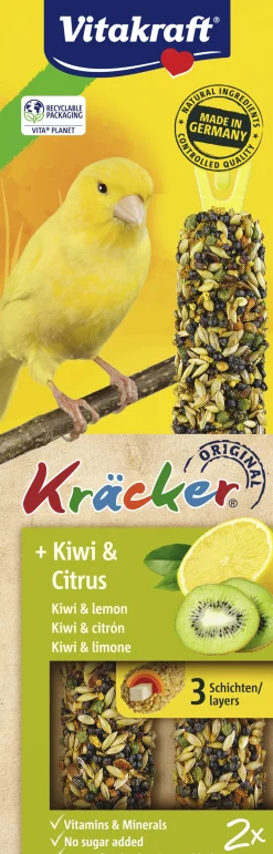 Kräcker® kiwi & citrus| 2stuks| kanaries|ohgreen Outlet