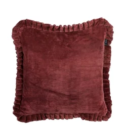 Kussen donker ruffled - l45xb45xh10|ohgreen Online