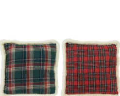 Kussen polyester vierkant geweven strik|ohgreen Sale