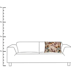 Kussen takken velvet ivoor 40x60cm|ohgreen Clearance