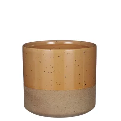 Lago pot rond bruin - h16,5xd18cm|ohgreen Discount