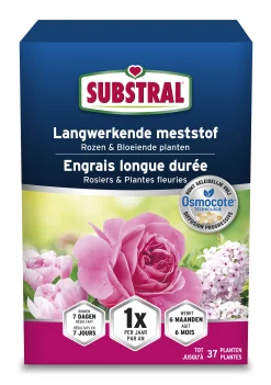 Langwerkende meststof voor rozen en bloeiende planten Osmocote 750g|ohgreen