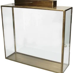 Lantaarn messing goud 35x10x34cm|ohgreen New