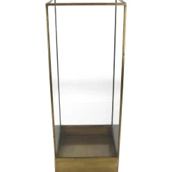 Lantaarn messing goud 15x15x40cm|ohgreen New