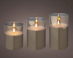 Led kaars glas steady batterij|ohgreen Online