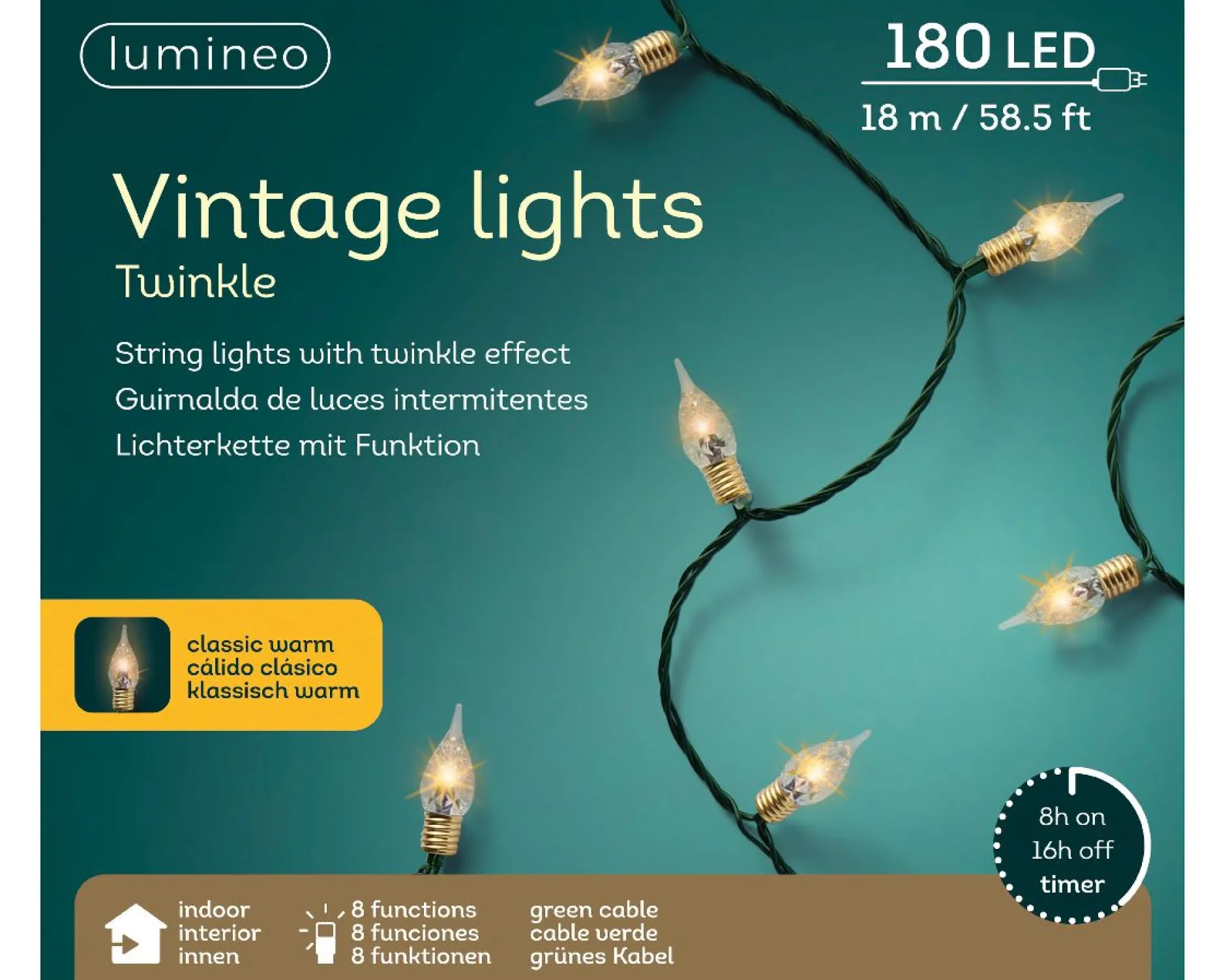 Led vintage lights|ohgreen Outlet