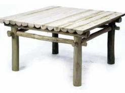 Lounge tafel teak natural 80x80h40cm|ohgreen Hot
