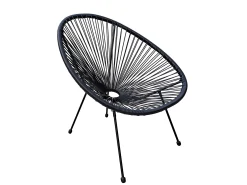 Loungestoel Ibiza zwart|ohgreen Online