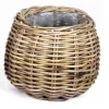 Mand rond grijs D26H24CM|ohgreen Sale