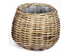 Mand rond grijs D26H24CM|ohgreen Sale