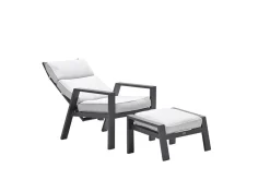 Max verstelbare relaxfauteuil met voetenbank|ohgreen New