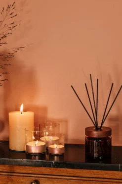 Maxi geurtheelichten roségouden cup sunset spark|ohgreen Hot