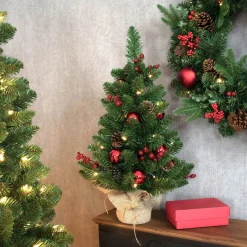 Mini kerstboom60cm met 30 lampjes|ohgreen New