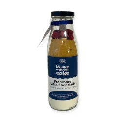 Mix framboos witte chocoladecake 380g|ohgreen