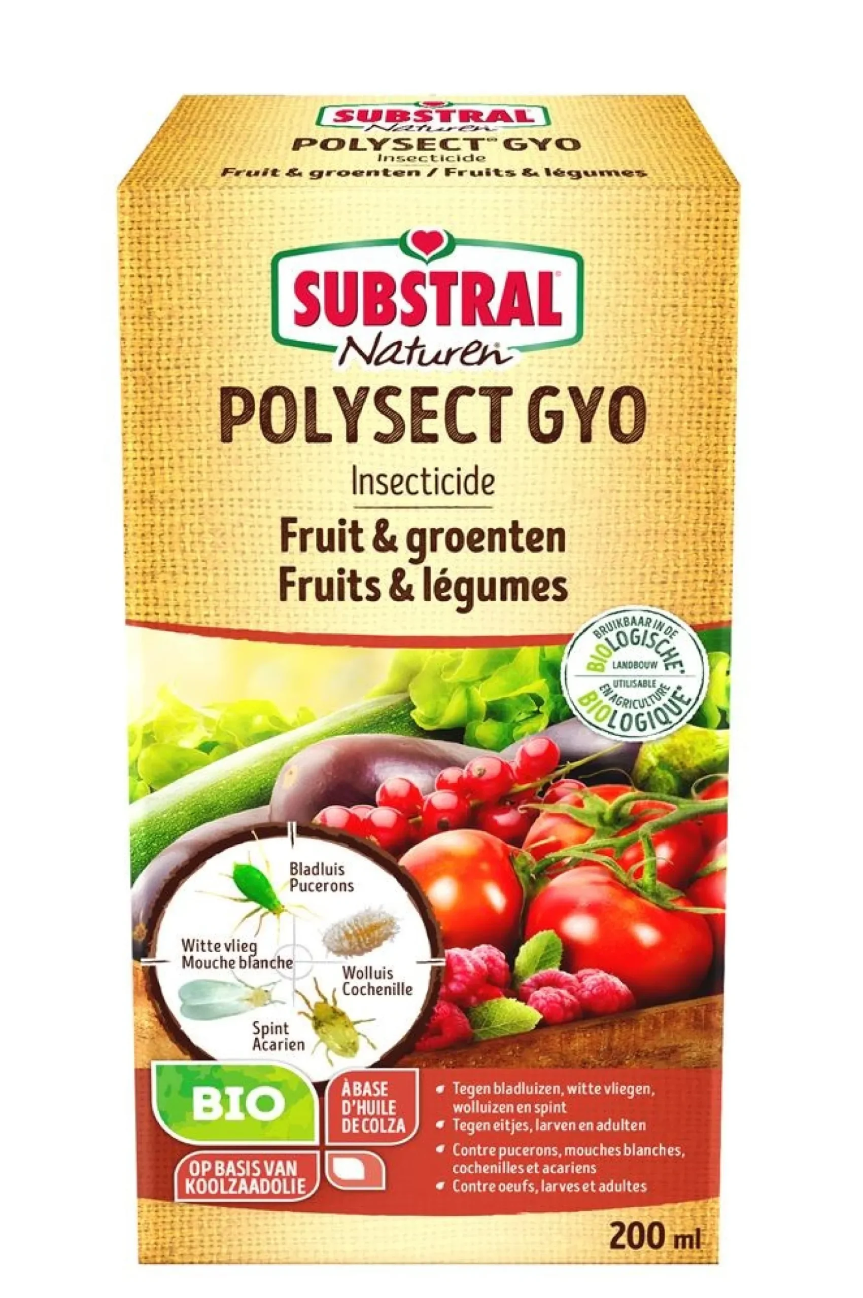 Naturen Polysect Gyo Bio voor bestrijding van schadelijke insecten in de moestuin|ohgreen Clearance