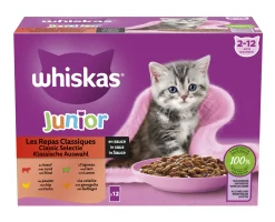 Natvoer voor katten |whiskas pouch classic in saus junior.85g 12p|ohgreen Outlet